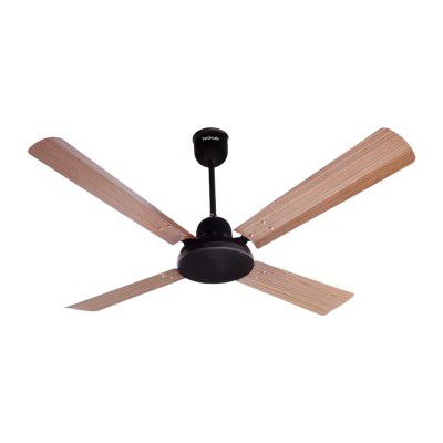 Hindware DELITO 1200mm High Speed ?HCFDE48BWB80MS1 Designer Ceiling Fan with Wooden Finish, Long Life 100% Copper Motor and Double Ball Bearing For Silent Operation (Walnut Black)