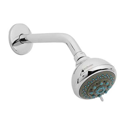 Hindware F160010CP 5-Spray Multifunction Water Saving Massage Overhead Shower Head for Bathroom | Chrome Finish Shower