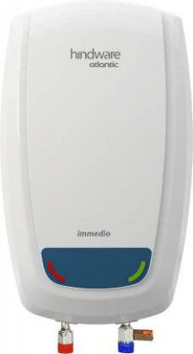 Hindware Smart Appliances 3 L Instant Water Geyser (Immedio 3 Ltr, White & Blue)