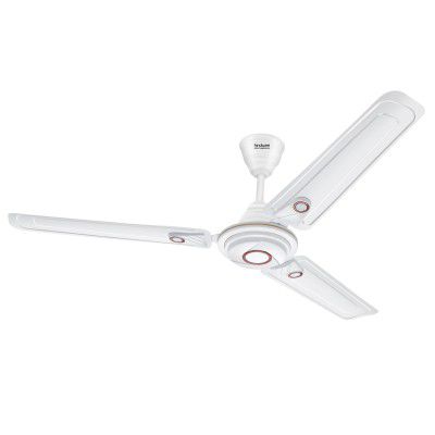 Hindware Smart Appliances Caeli White Star rated ceiling Fan 1200MM 425 RPM Energy Efficient High Air Delivery Fan