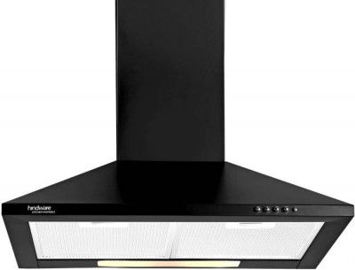 Hindware Smart Appliances Clara Neo wall mounted Kitchen Chimney 750 m3/hr Auto Clean Wall Mounted Chimney  (Black 750 CMH)