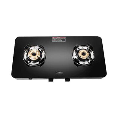 Hindware Smart Appliances | KA Gas Stove Alverio Neo 2 Burner | Gas Stove For Kitchen (2 Burner AI)