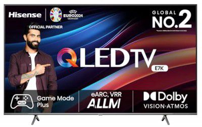 [Extra ₹4000 OFF] Hisense 50"-50E7K 4K Ultra HD Smart QLED TV