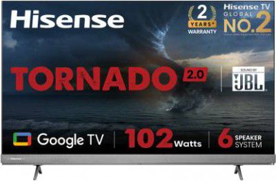 Hisense 55" Tornado 2.0 Series 4K Ultra HD Smart LED Google TV 55A7H