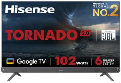 [Extra ₹5500 OFF] Hisense 65" 65A7H Tornado 2.0 Series 4K Ultra HD Smart LED Google TV