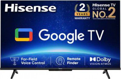 Hisense A6H 50 inch UHD (4K) 50A6H LED Smart Google TV with Hands Free Voice Control, Dolby Vision and Atmos