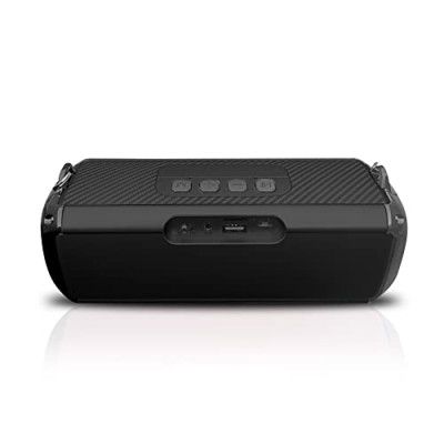 Hitage BS-414 Party Beats Sound Coloful Gleming Light 5.0 Bluetooth 5 W Bluetooth Laptop/Desktop Speaker (Black, 5 Way Speaker Channel)