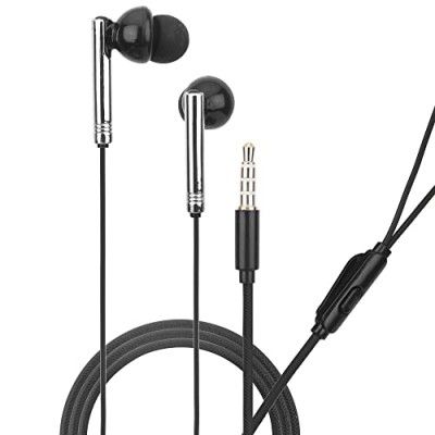 Hitage HB-943 Comfort Series Feel The Music Smaller/Lighter/Listen Better Earphone Wired Headset  (Silver, in The Ear)