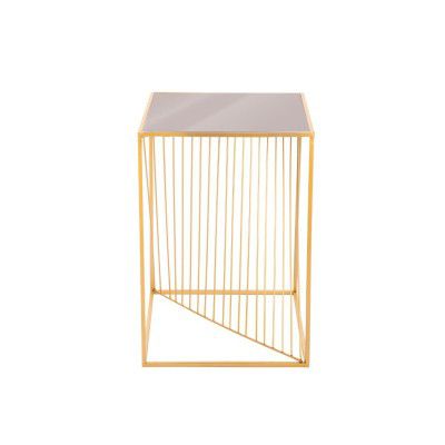 HN HUES Swirls Centre/Side Table in Wrought Iron Frame