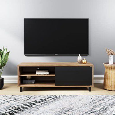 @home By Nilkamal Astero Engineered Wood Shelf Storage TV Unit