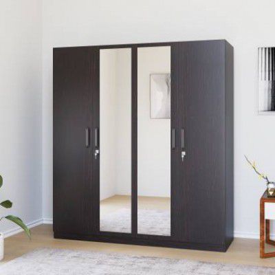 @Home by nilkamal Emirates Engineered Wood 4 Door Wardrobe