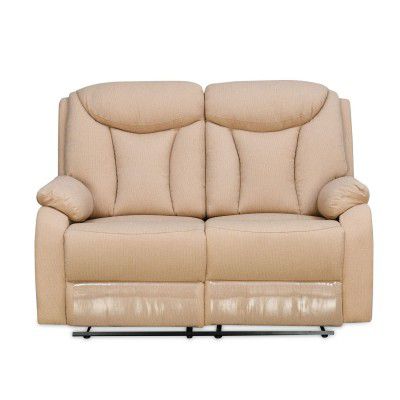 @home By Nilkamal Hendrix 2 Seater Fabric Manual Recliner  