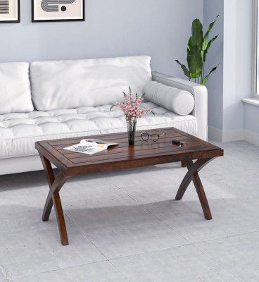 @home By Nilkamal Karla Solid Wood Center Table 