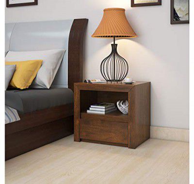 @home By Nilkamal Lincoln Night Stand (Walnut)