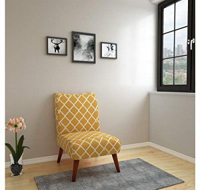 @home by Nilkamal Prevo Arm Chair (Mustard)