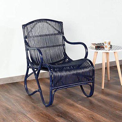 @home By Nilkamal Yale Arm Chair (Blue)