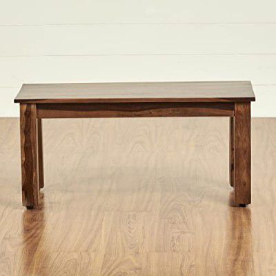 Home Centre Adana Brown Sheesham Wood Small Bench