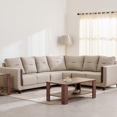 Home Centre BERRY U CORNER SOFA- NEW BEIGE