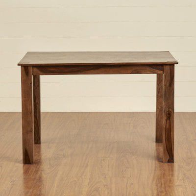 Home Centre Adana Brown Sheesham Wood 4-Seater Dining Table