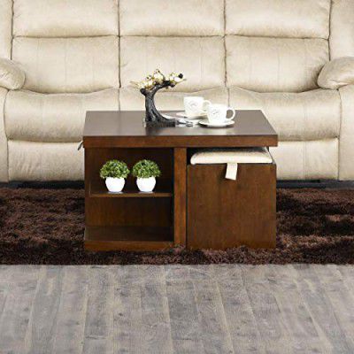 Home Centre Engineered Wood Harmony Coffee Table with Stools