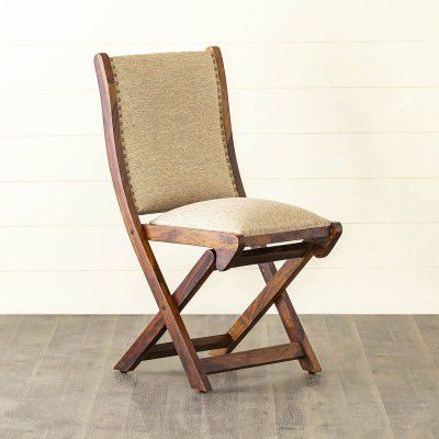 Home Centre Helios Zoho Brown Sheesham Wood Folding Dining Chair- 45 x 47 x 94 cm (Helios-MAX), 17 * 18 * 37 inches