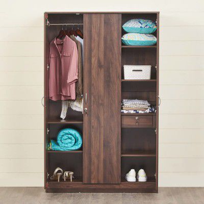 Home Centre Lewis 3-Door Wardrobe