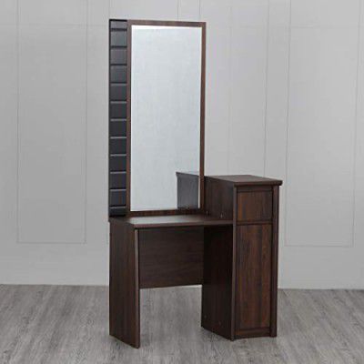 Home Centre Lewis Dresser Mirror with Drawer - Brown