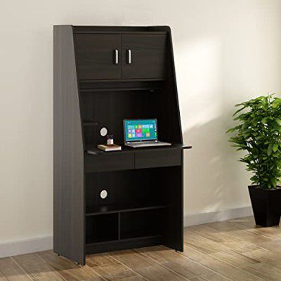 Home Centre Nexon Flex Study Desk with Cabinet - Brown