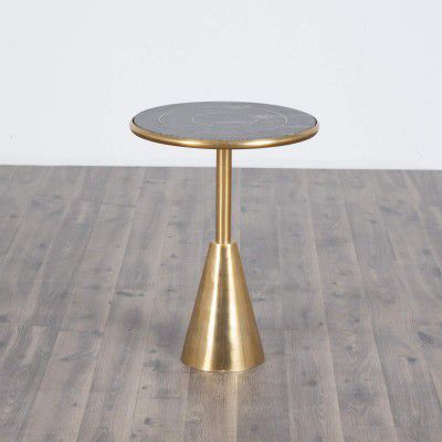 Home Centre Rio Accent Table (Gold)