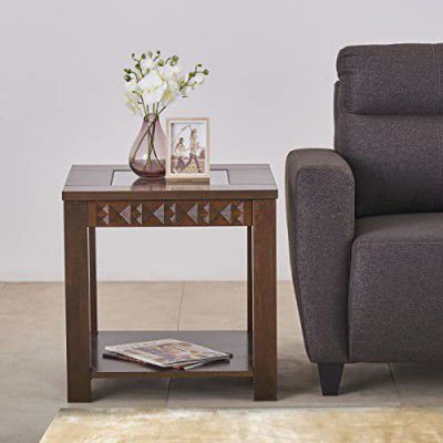 Home Centre Rio Nxt Brown Engineered Wood End Table