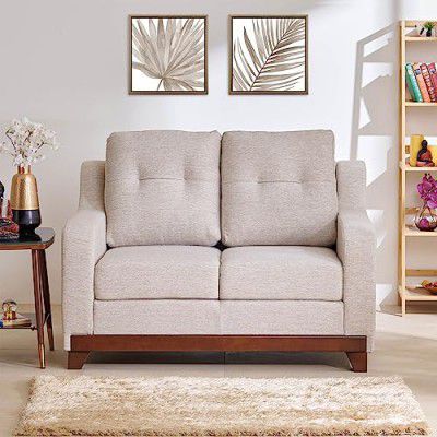 Home Centre Sylvester NXT Fabric 2-Seater Sofa - Beige