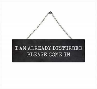 Home Door Hanging Sign Board Plaques -Funny Door Signs