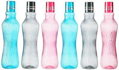 Homeor Unbreakable Plastic Water Bottle I 1 Litre Each, Set of 6