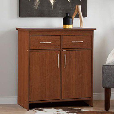 HomeTown Albert Engineered Wood Storage Cabinet in Oak Colour