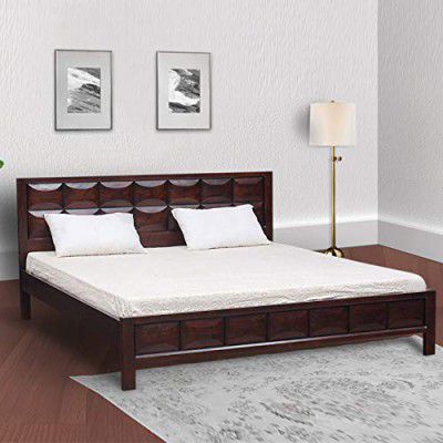 HomeTown Florence Acacia Wood King Bed in Honey Colour