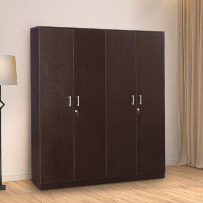 HomeTown Prime Engineered Wood Four Door Wardrobe