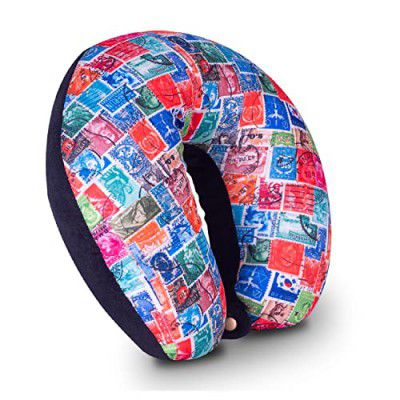 HOOPY Travel Neck Pillow in Soft Fabric for Head