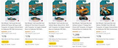 Hot Wheel's Car Starts At Rs 179