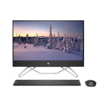 HP 24-cb1802in All-in-One PC 24-inch Desktop 12th Gen Intel i3 (8GB/512GB/Win 11/Jet Black)