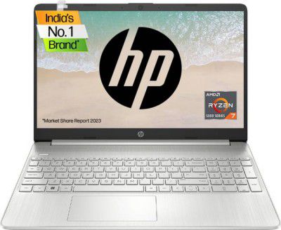 HP AMD Ryzen 7 Octa Core 5700U - (16 GB/512 GB SSD)15s- ey2001au Laptop (15.6 Inch, Natural Silver, 1.69 Kg)