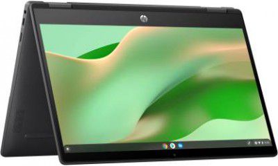 HP Chromebook (2023) MediaTek Kompanio 1200 - (8 GB/256 GB SSD/Chrome OS) 13b-ca0006MU Thin and Light Laptop  (13.3 Inch, Mica Silver, 1.49 Kg)