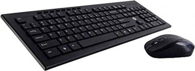 HP wireless keyboard & mouse combo Wireless Laptop Keyboard (Black)