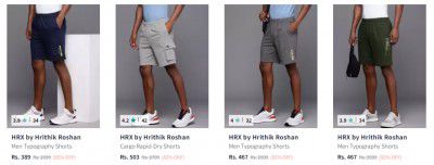 Hrx By Hrithik Roshan Clothing Upto 85% Off