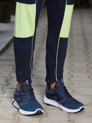 HRX by Hrithik Roshan Men Navy Woven Design Urban Street Athleisure Shoes