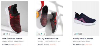 HRX Shoes up to 80% off