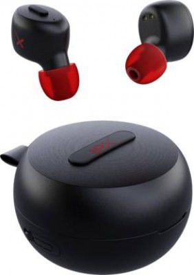 HRX X-Drops 580G Bluetooth Headset  (Red Black In the Ear)