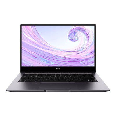 Huawei MateBook D 14 Laptop, Full View 1080P FHD Ultrabook PC- (Intel Core i5-10210U, Multi-Screen Collaboration, Fingerprint Reader, 8 GB RAM, 512 GB SSD, Windows 10 Home,Microsoft365 (6months)), Gra