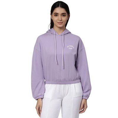 Hubberholme Women's Winter Wear Cotton Blend Hooded Sweatshirt Pullover Hoodie