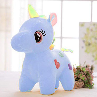 HUG 'n' FEEL SOFT TOYS Teddy Bear Soft Toy (30 Cm, Blue)