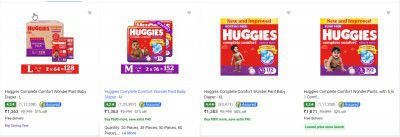 Huggies Premium Diapers @ Minimum 50% Off